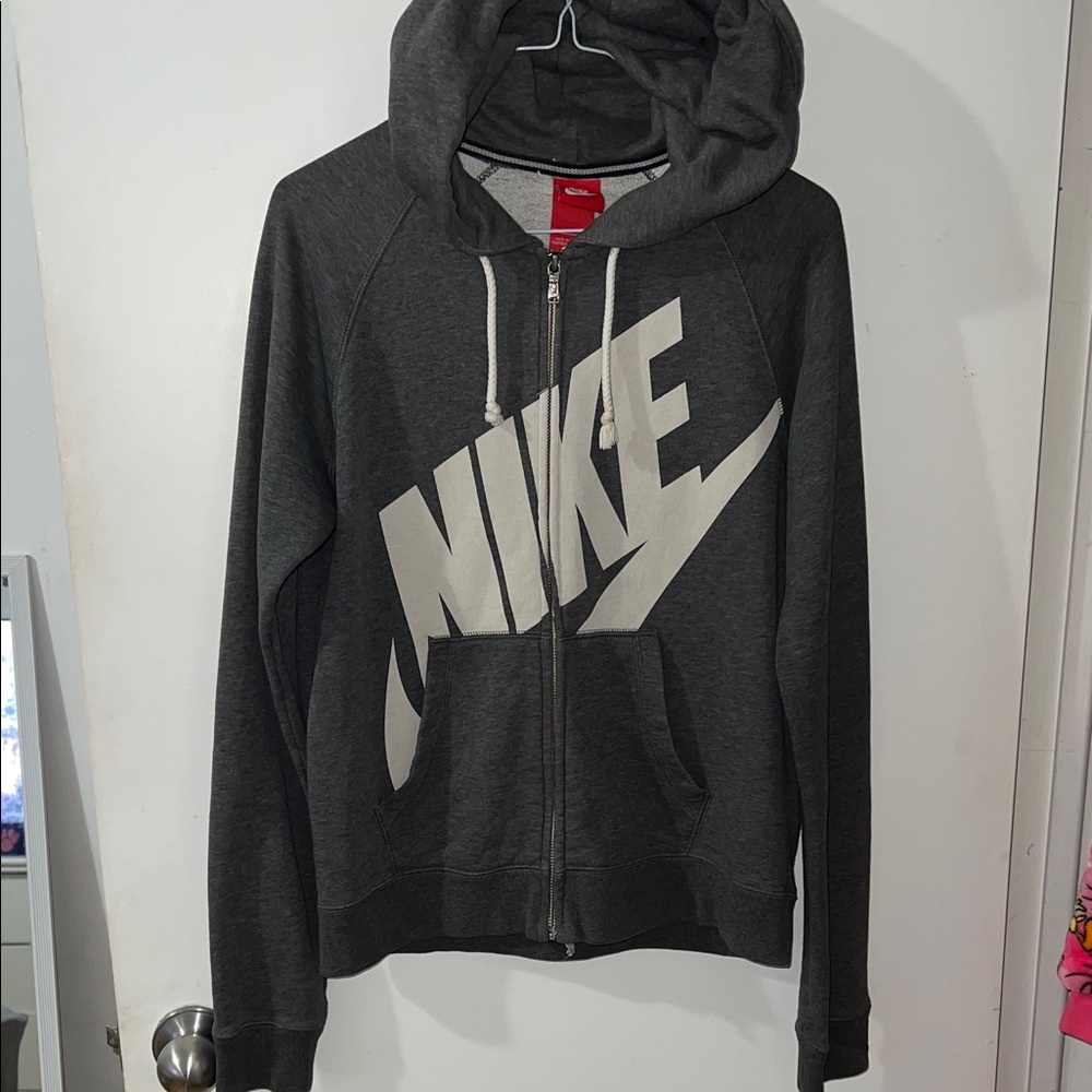 Nike Charcoal Full-Zip Hoodie